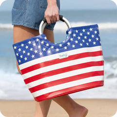 Patriotic Picnic Loopi Tote Bag