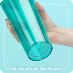 Mr. Claus Plastic Tumbler 24oz