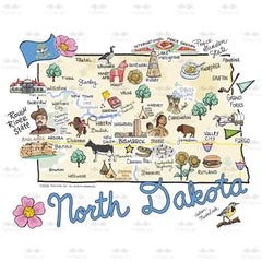 North Dakota Mega Mug 40oz