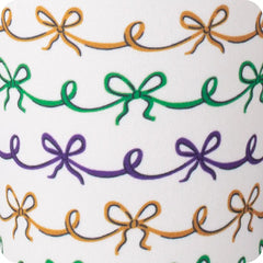 Mardi Gras Bows Can Coolie