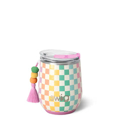 Check Mate Stemless Wine 12oz