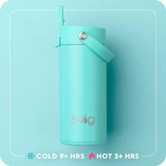 Navy Flip + Sip Slim Tumbler 12oz