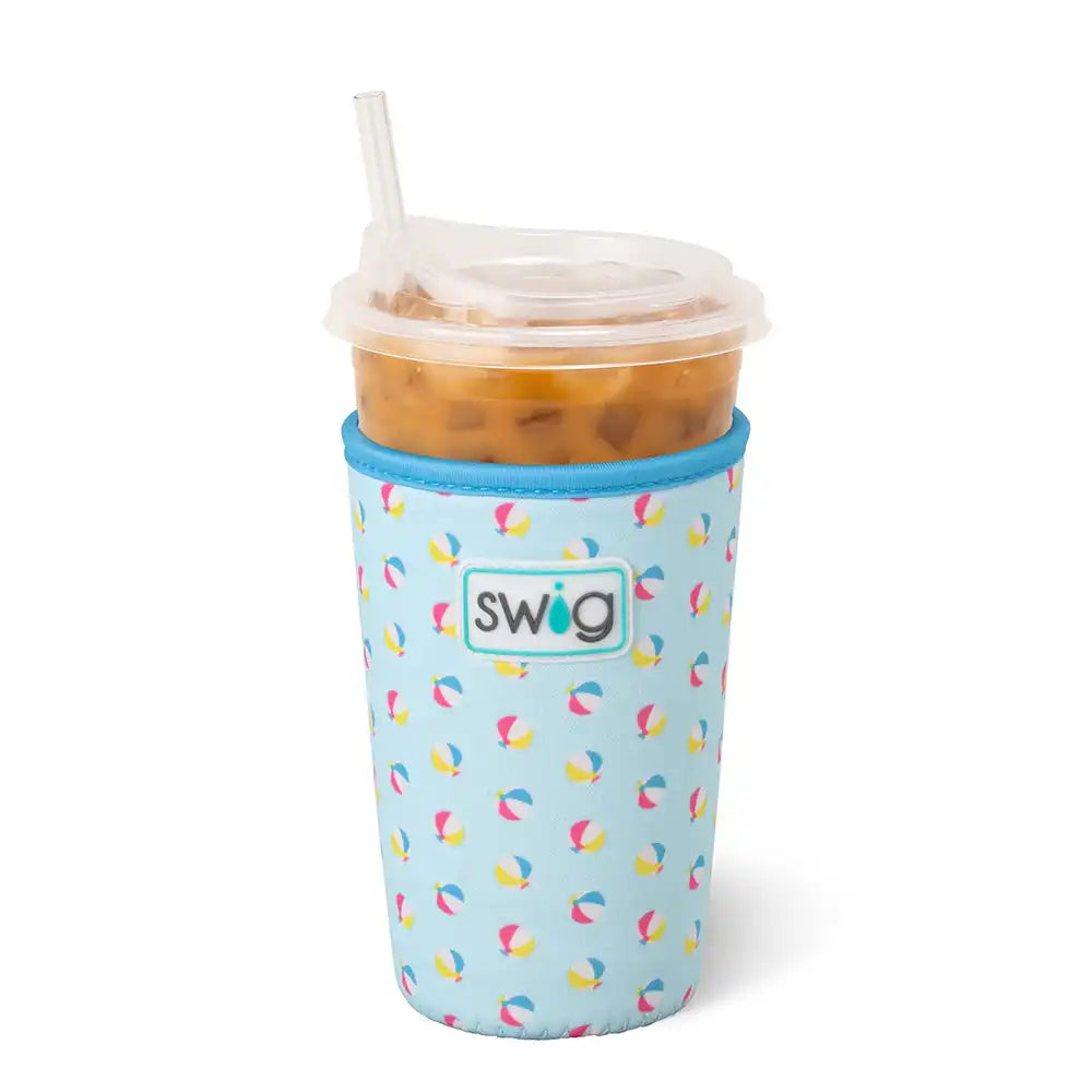 Beach Balls Medium Iced Cup Coolie